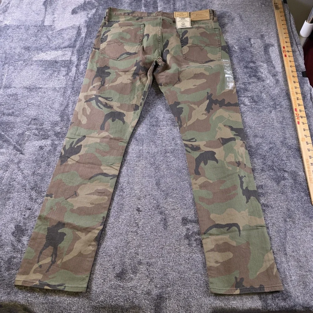 Polo Ralph Lauren Sullivan Slim Camo Jeans Mens 40x32 Camouflage Pony Hunting